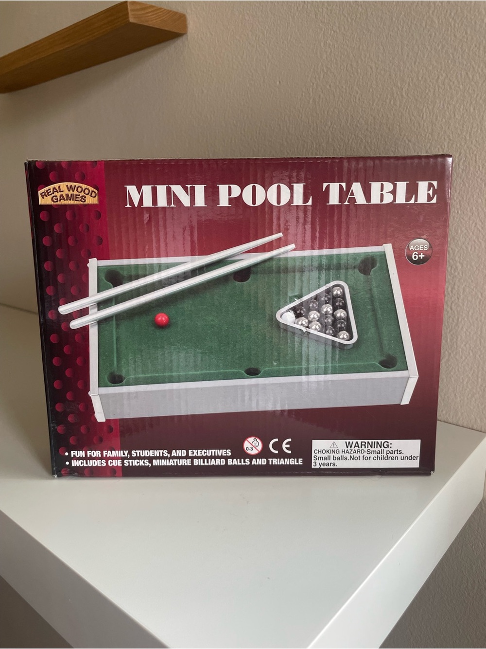 Mini Desktop Pool Game Set - Picture 8 of 10